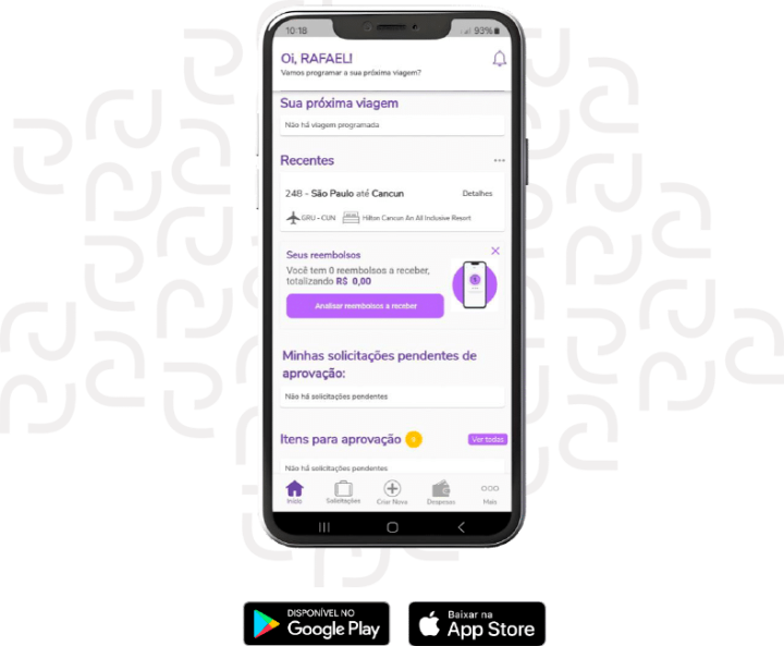 Mockup Mobile Expense Comp